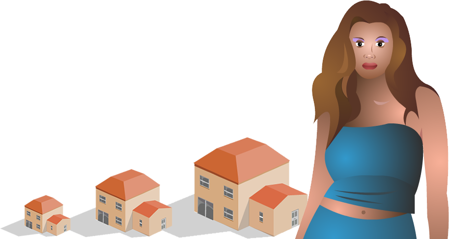 Vector illustation of a woman